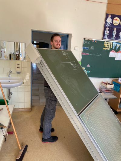 Erfahrenes Montageteam immer mit dem höchsten Anspruch und viel Sorgfalt