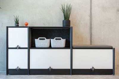 Stauraumlösung mit optimaler Funktion und coolem Design