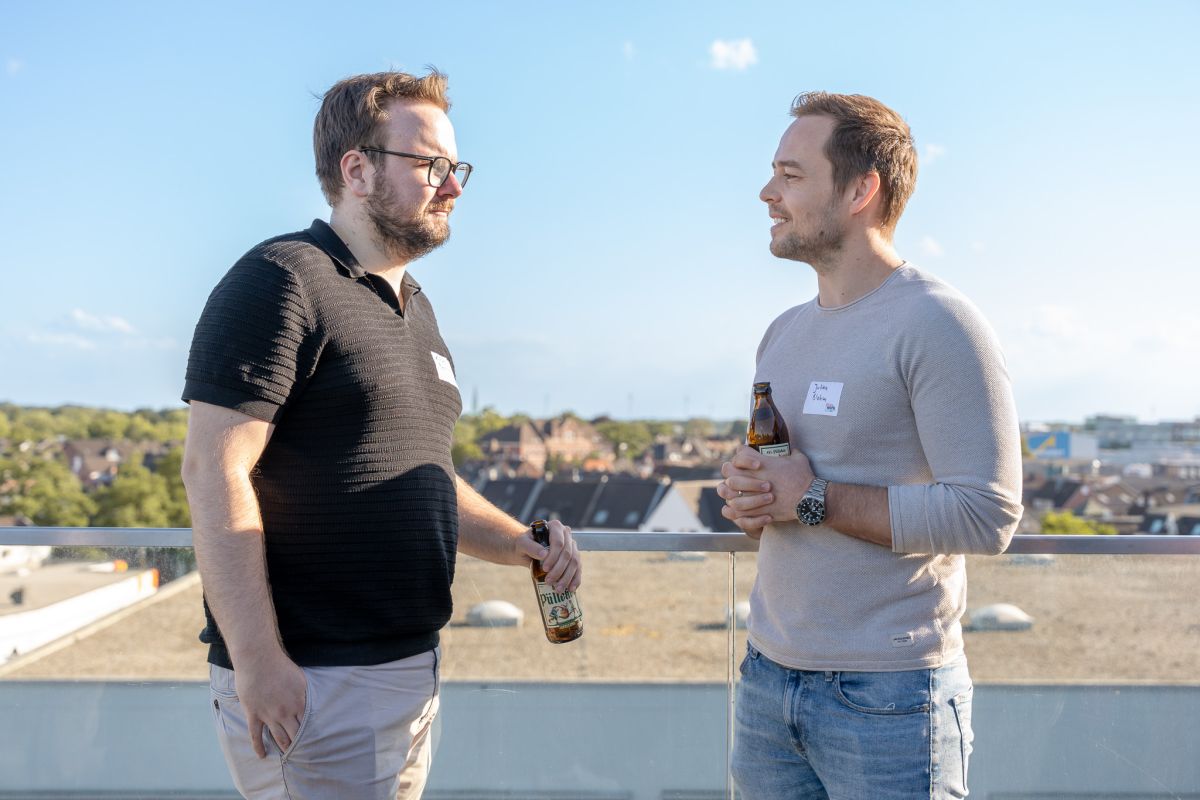 Networking in der Skylounge in Bocholt