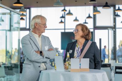 Networking in der Skylounge in Bocholt