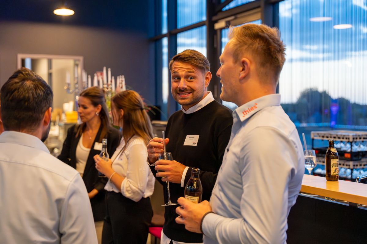 Networking in der Skylounge in Bocholt