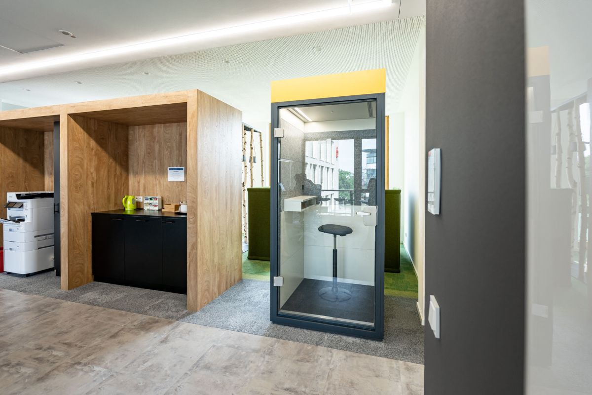 Raum in Raumsystem Telefonzelle