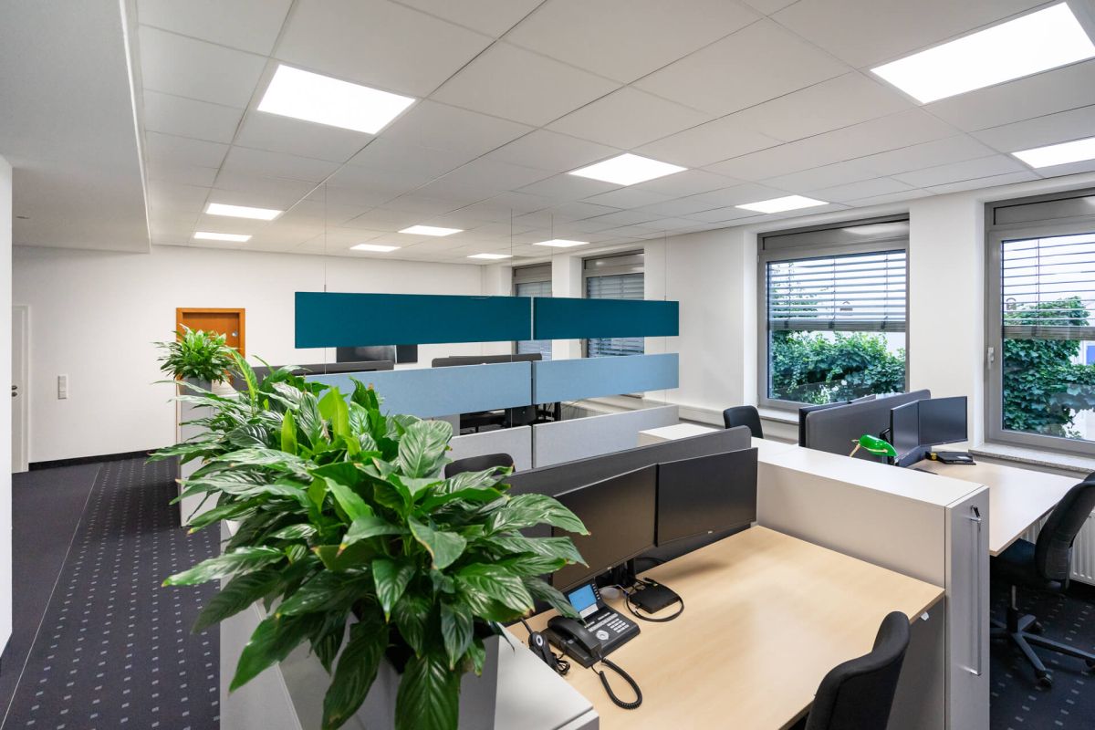 Teamarbeitsplätze im Open-Office