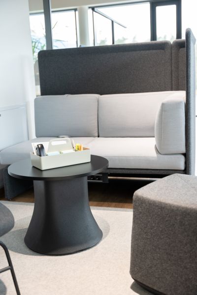 Loungelösung mit variablen Rückenpolster