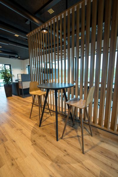 Ein Work Café als zentraler Treffpunkt