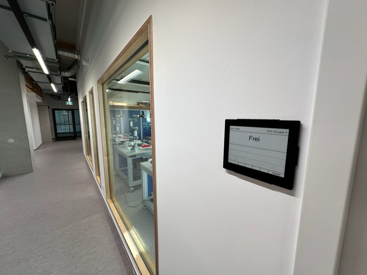 Echtzeitinformationen direkt am Raum