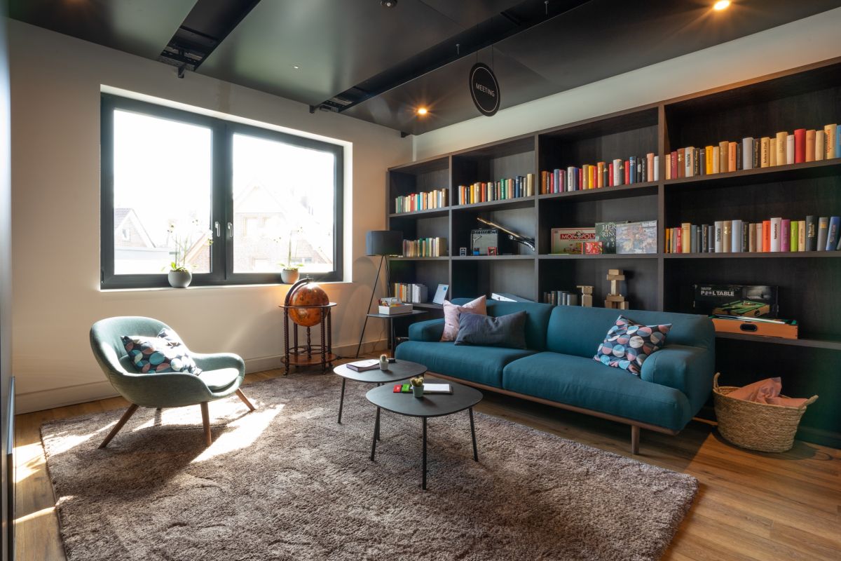 Wohnliche Besprechungslösung