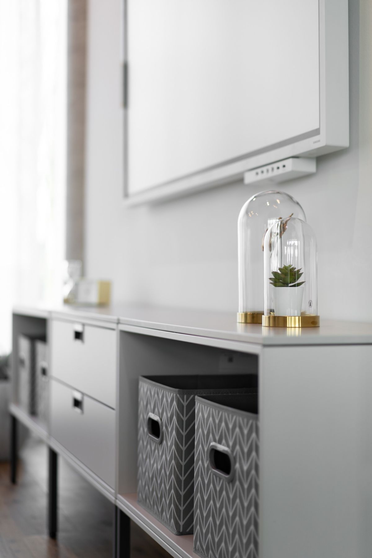 Gemütliche und wohnliche Stauraumlösung