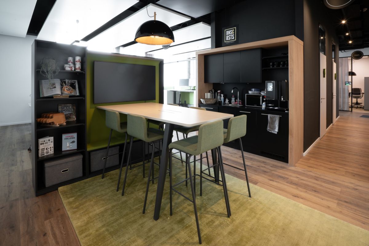 Teambereich auf offene Fläche für eine bessere Zusammenarbeit