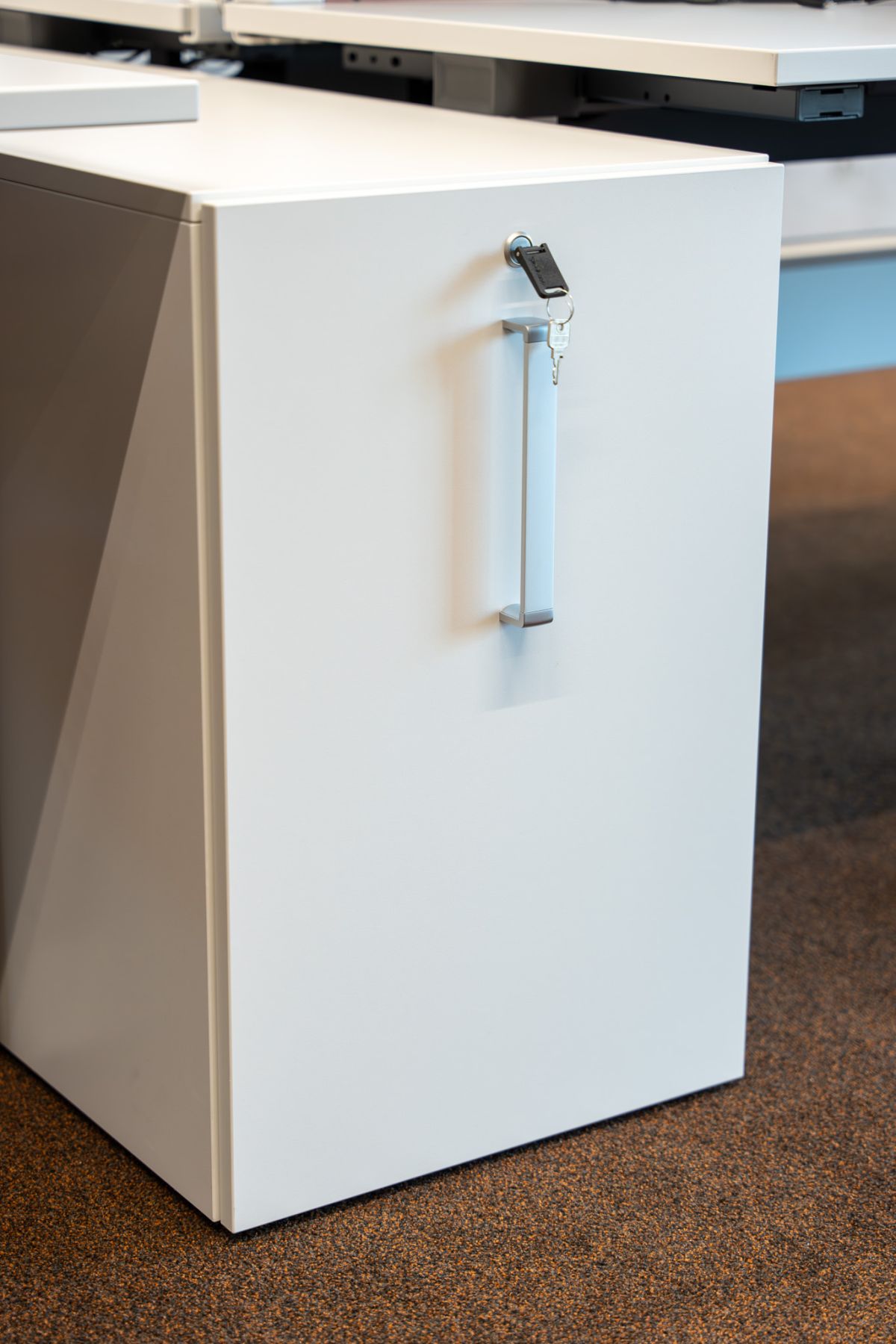 Der Apothekerschrank bietet die perfekte Stauraummöglichkeit